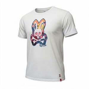 Graphic Bunny Miami White Short Sleeve Tee Men’s 3XL or 9